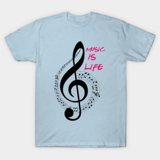 Music is Life T-Shirt